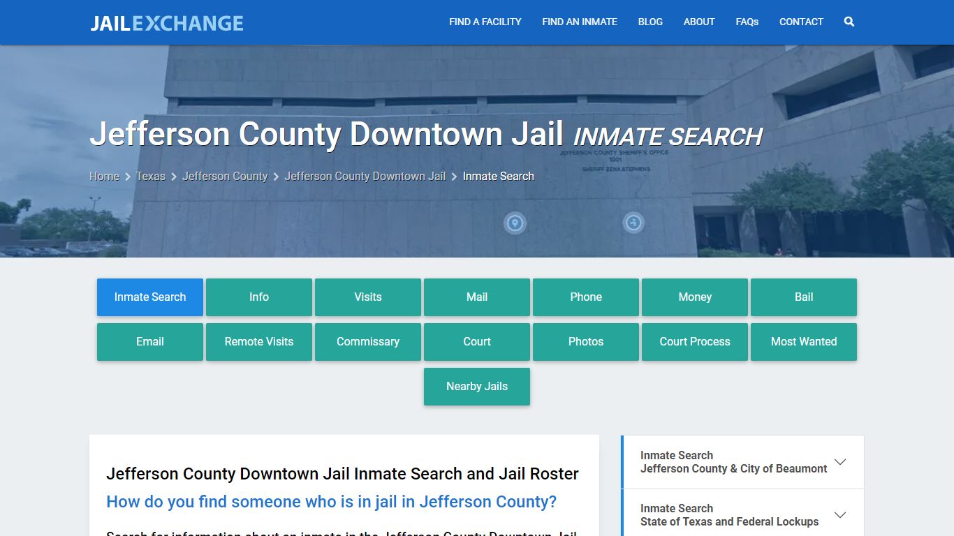 Inmate Search Beaumont Texas